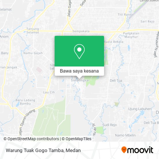 Peta Warung Tuak Gogo Tamba
