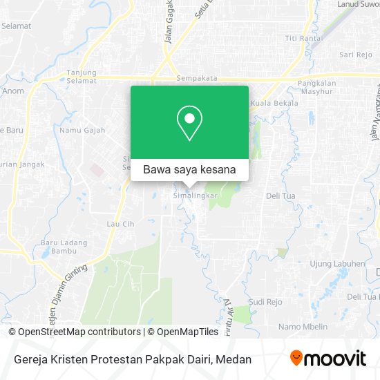 Peta Gereja Kristen Protestan Pakpak Dairi