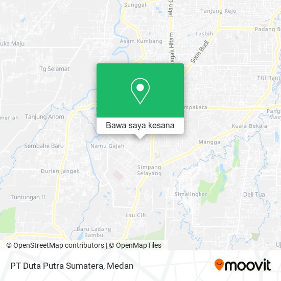 Peta PT Duta Putra Sumatera