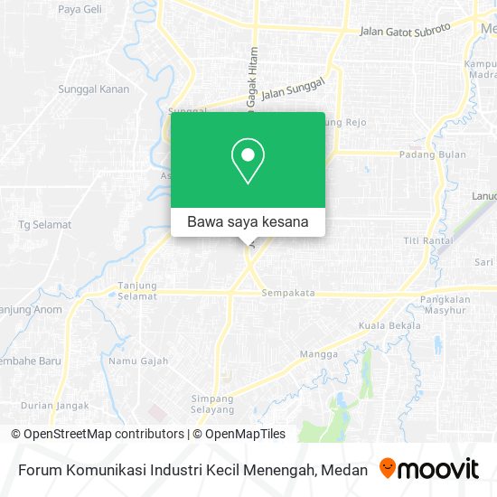 Peta Forum Komunikasi Industri Kecil Menengah
