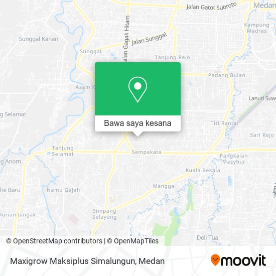 Peta Maxigrow Maksiplus Simalungun