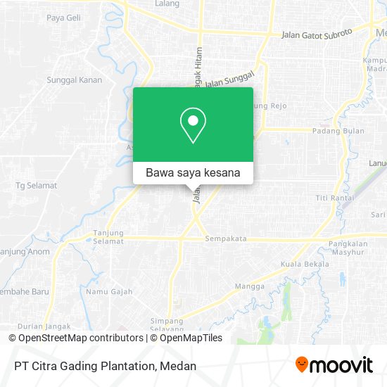 Peta PT Citra Gading Plantation