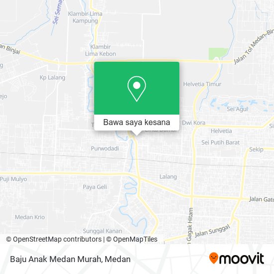Peta Baju Anak Medan Murah