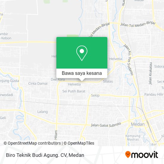 Peta Biro Teknik Budi Agung. CV