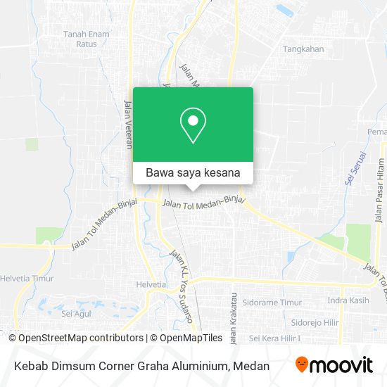 Peta Kebab Dimsum Corner Graha Aluminium