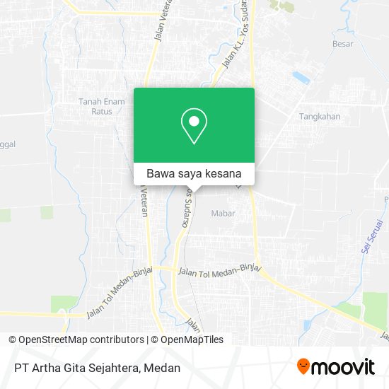 Peta PT Artha Gita Sejahtera