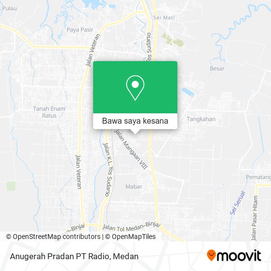 Peta Anugerah Pradan PT Radio