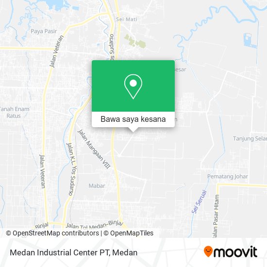 Peta Medan Industrial Center PT