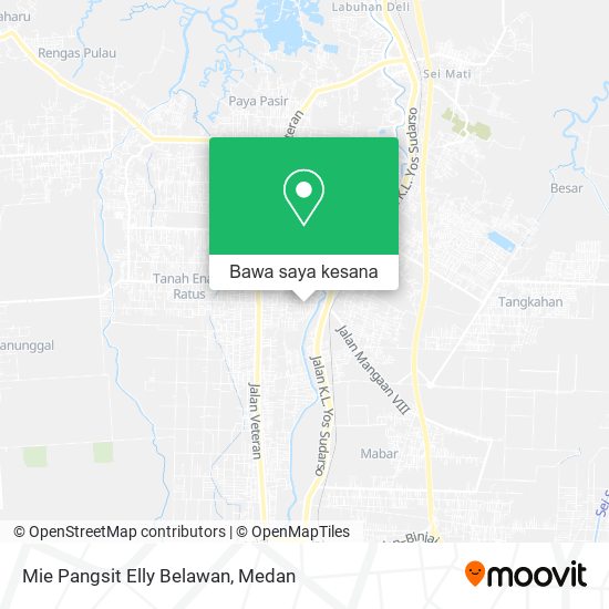 Peta Mie Pangsit Elly Belawan