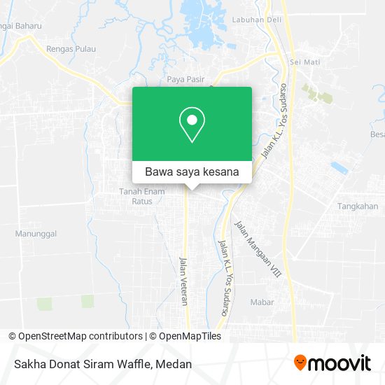 Peta Sakha Donat Siram Waffle
