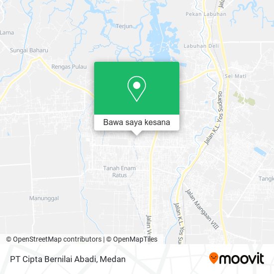 Peta PT Cipta Bernilai Abadi