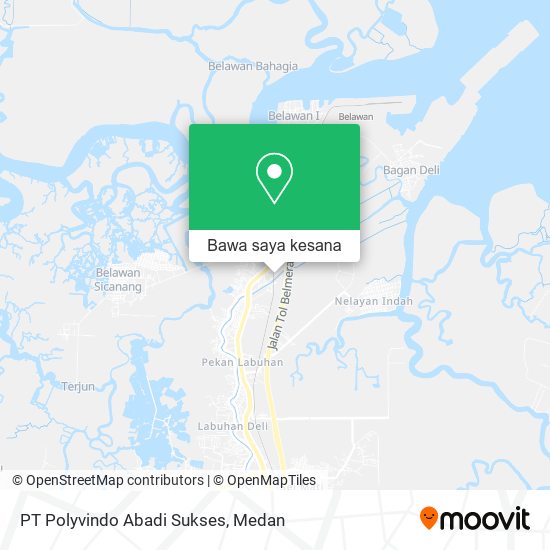 Peta PT Polyvindo Abadi Sukses