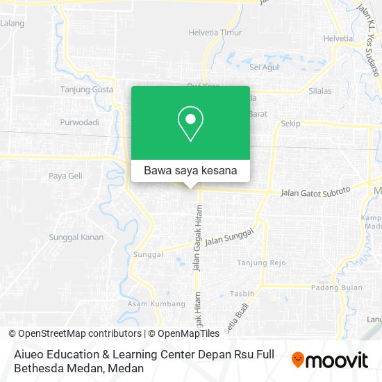 Peta Aiueo Education & Learning Center Depan Rsu Full Bethesda Medan