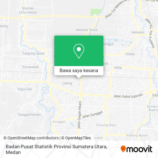 Peta Badan Pusat Statistik Provinsi Sumatera Utara