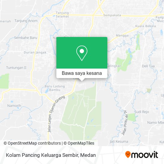 Peta Kolam Pancing Keluarga Sembir