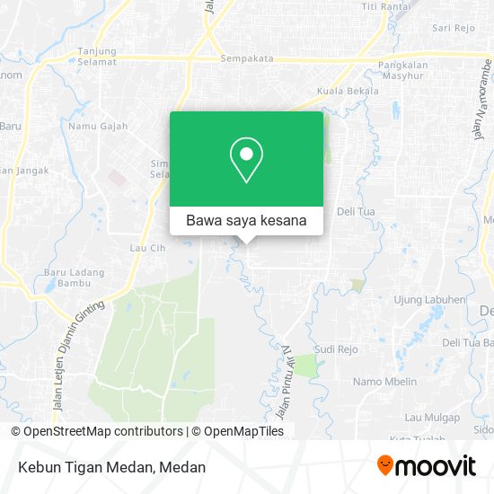 Peta Kebun Tigan Medan