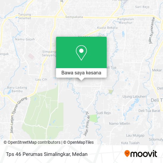 Peta Tps 46 Perumas Simalingkar