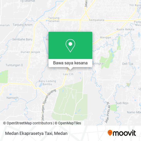 Peta Medan Ekaprasetya Taxi