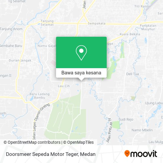 Peta Doorsmeer Sepeda Motor Teger