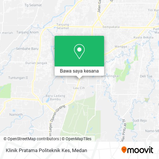 Peta Klinik Pratama Politeknik Kes