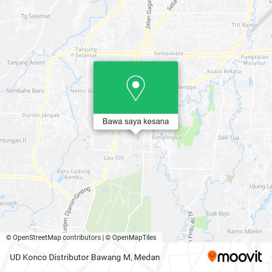 Peta UD Konco Distributor Bawang M