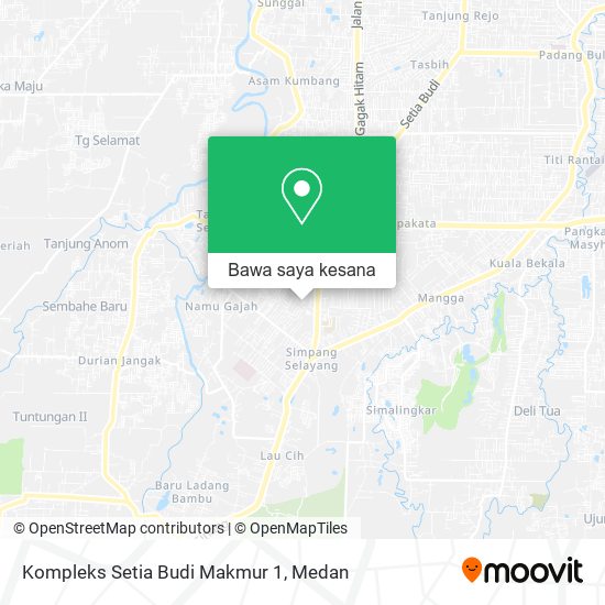 Peta Kompleks Setia Budi Makmur 1