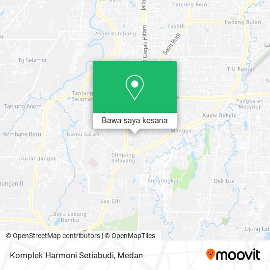 Peta Komplek Harmoni Setiabudi