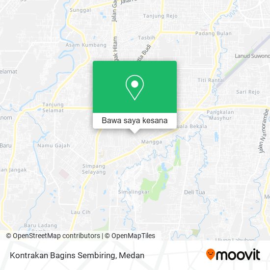 Peta Kontrakan Bagins Sembiring