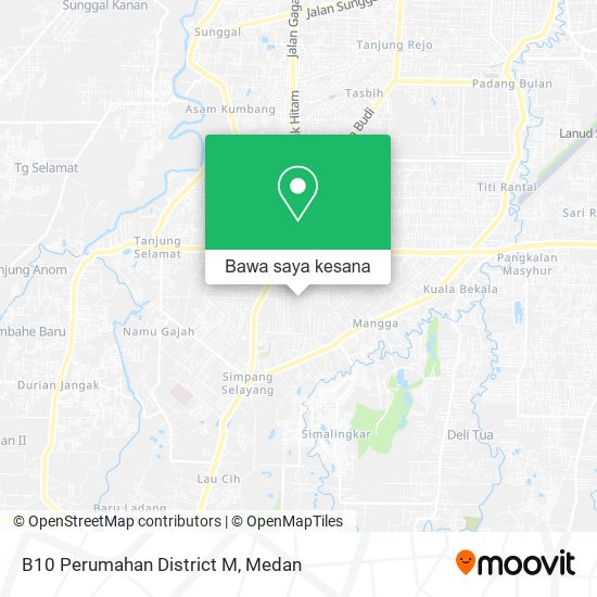 Peta B10 Perumahan District M