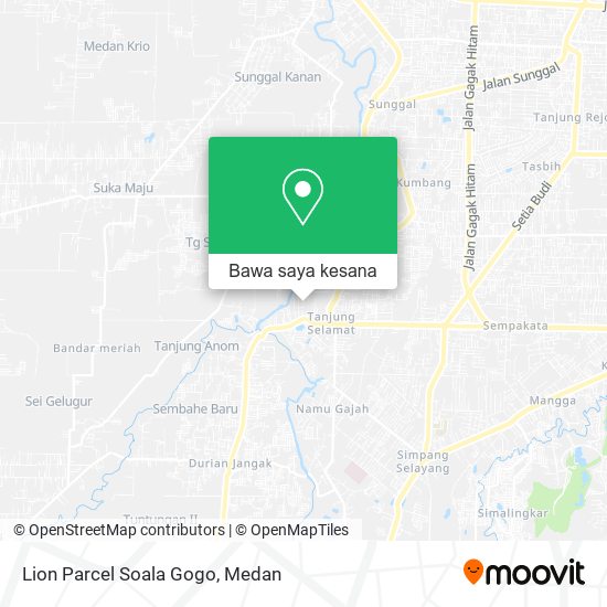 Peta Lion Parcel Soala Gogo