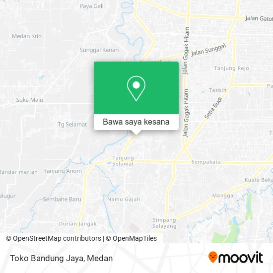 Peta Toko Bandung Jaya