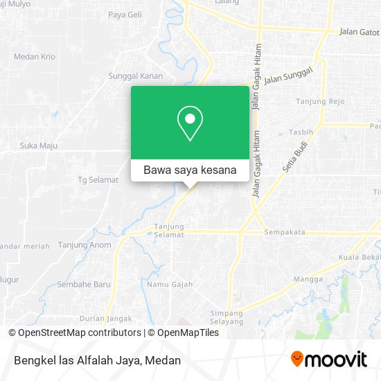 Peta Bengkel las Alfalah Jaya
