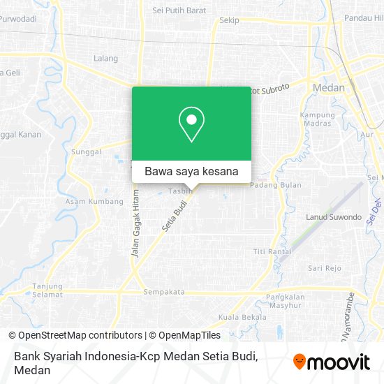 Peta Bank Syariah Indonesia-Kcp Medan Setia Budi