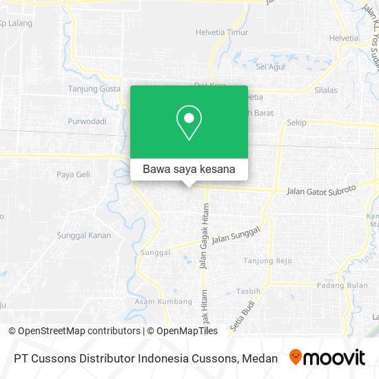 Peta PT Cussons Distributor Indonesia Cussons