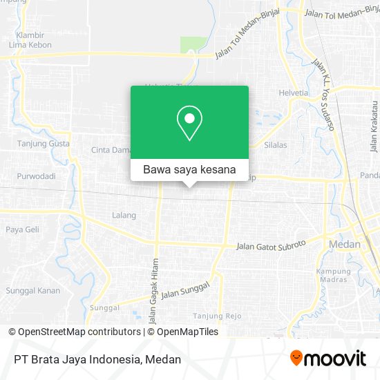 Peta PT Brata Jaya Indonesia