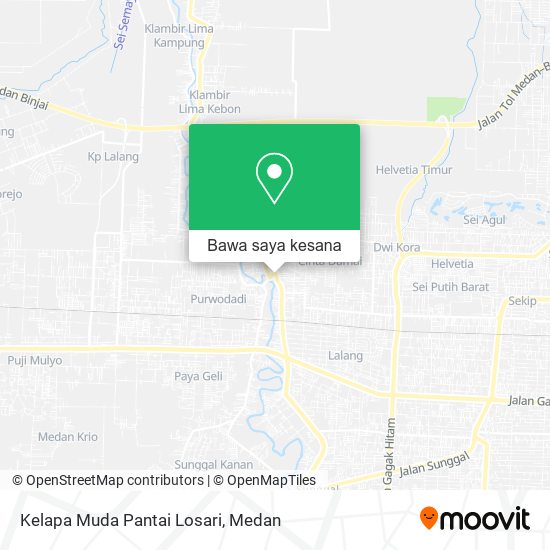 Peta Kelapa Muda Pantai Losari