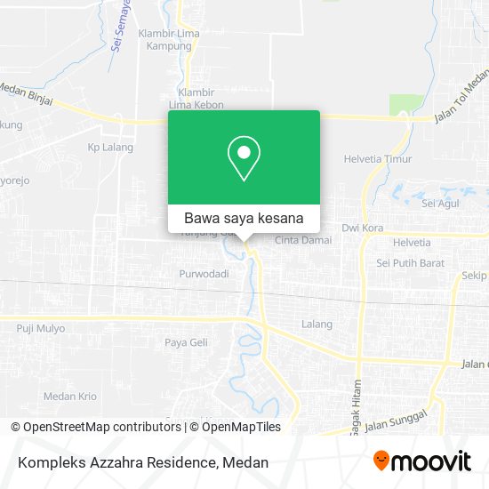 Peta Kompleks Azzahra Residence