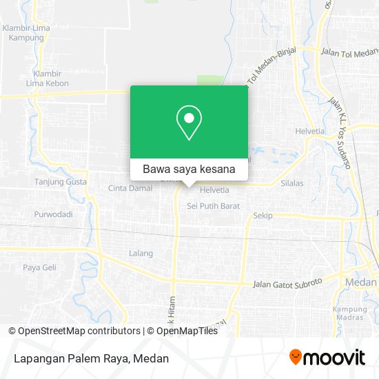 Peta Lapangan Palem Raya