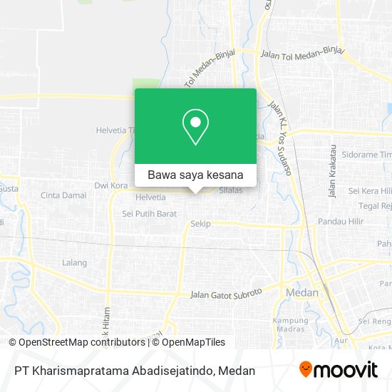 Peta PT Kharismapratama Abadisejatindo