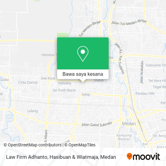 Peta Law Firm Adhanto, Hasibuan & Wiatmaja