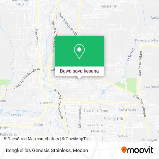 Peta Bengkel las Genesis Stainless