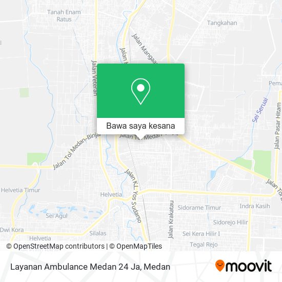 Peta Layanan Ambulance Medan 24 Ja