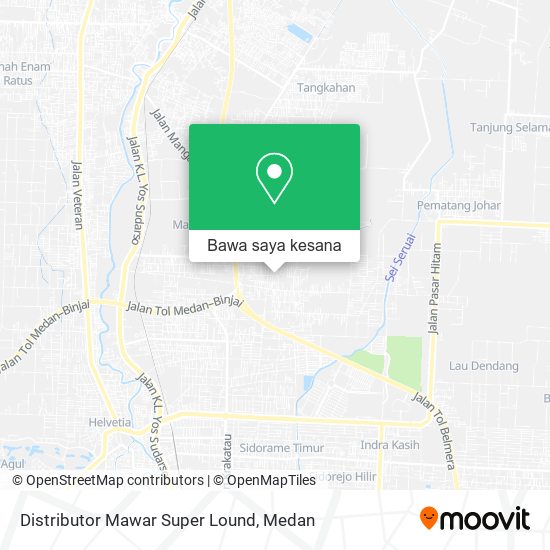 Peta Distributor Mawar Super Lound