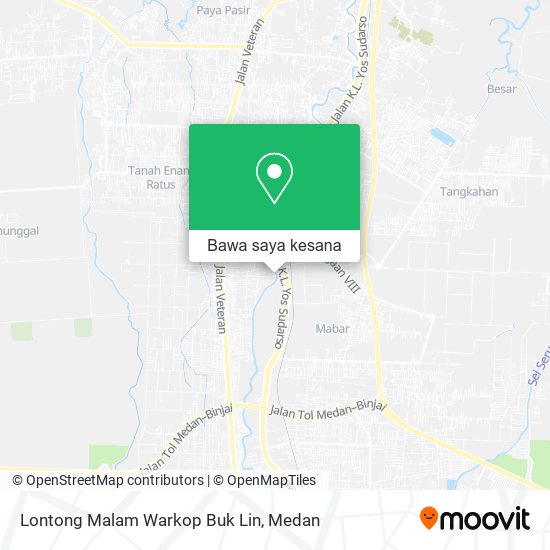 Peta Lontong Malam Warkop Buk Lin