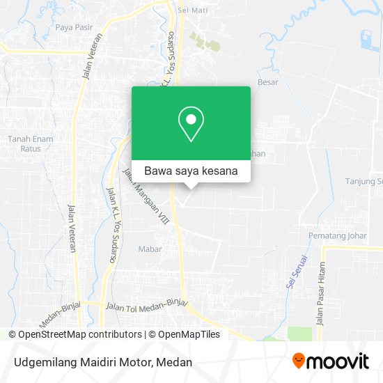 Peta Udgemilang Maidiri Motor