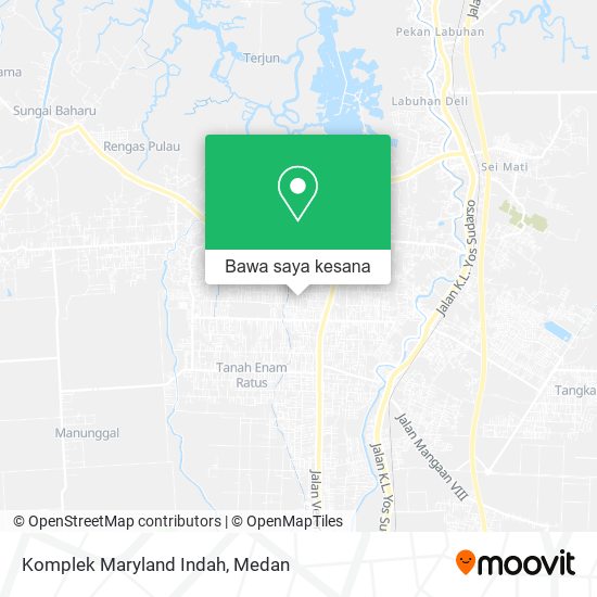 Peta Komplek Maryland Indah
