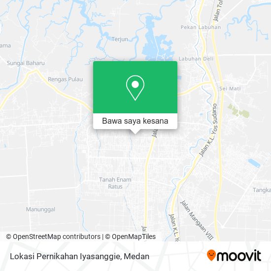 Peta Lokasi Pernikahan Iyasanggie