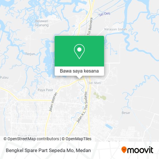 Peta Bengkel Spare Part Sepeda Mo