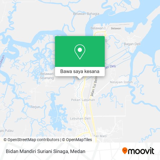 Peta Bidan Mandiri Suriani Sinaga