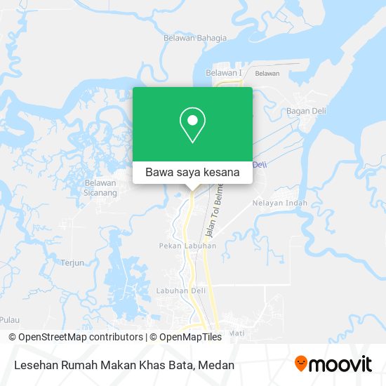 Peta Lesehan Rumah Makan Khas Bata